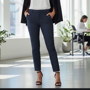 Liverpool Navy Dot Kelsey Knit Trouser Super Stretch Size 29